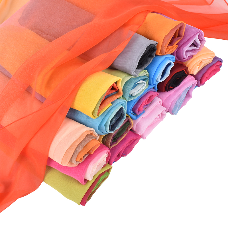 Syal Sutra ผ้าสามสีไล่ระดับสี7 - Silk Scarf Square บทวิจารณ์และราคา