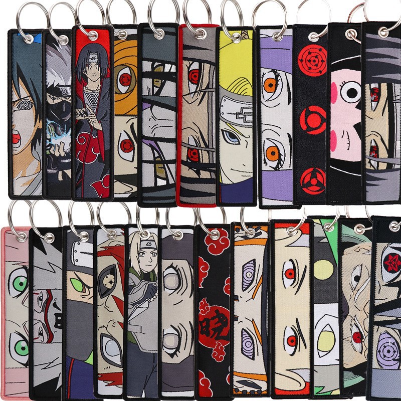อะนิเมะนารูโตะปักลายพวงกุญแจ ค - Women Accessories Sale บทวิจารณ์และราคา